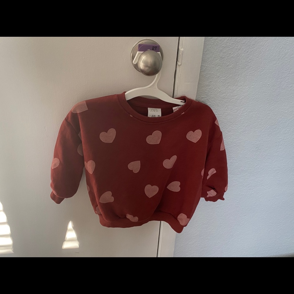 Zara Heart Sweater